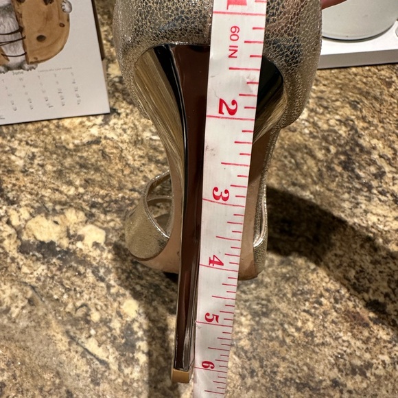 Jimmy Choo Champagne evening heels - Picture 8 of 8